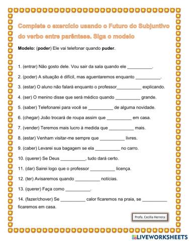 Futuro do Subjuntivo