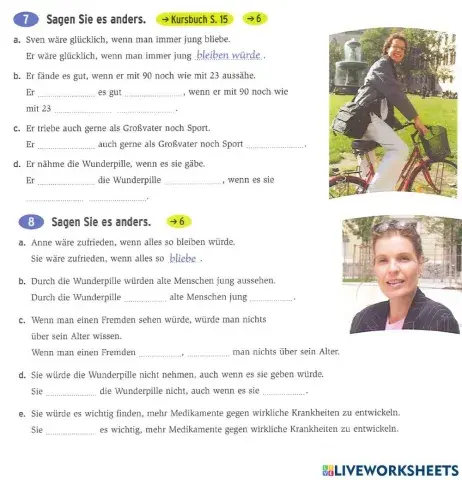 Sag es anders! Konjunktiv II