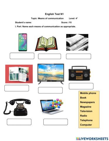 Means of communication