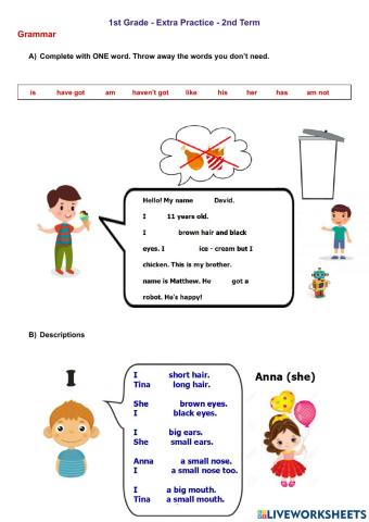 Extra Practice - 2nd Term