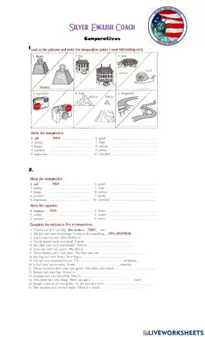 Comparatives 1st part