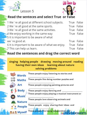 Things we-re good at