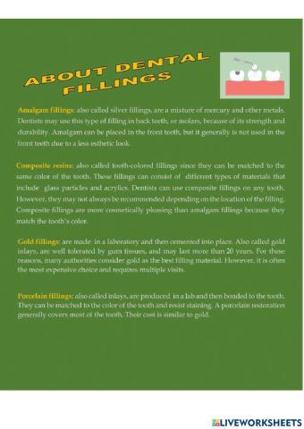 Dental Fillings