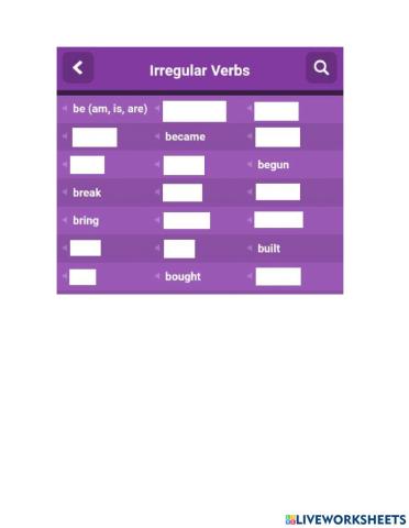 Verbs quiz 1