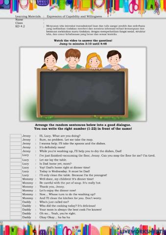 Expression of Capability and Willingness