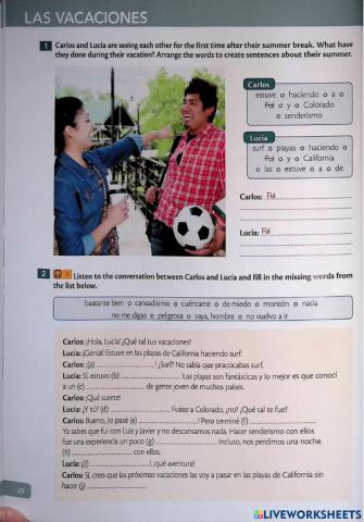 Honors Español 3 - Práctica 1