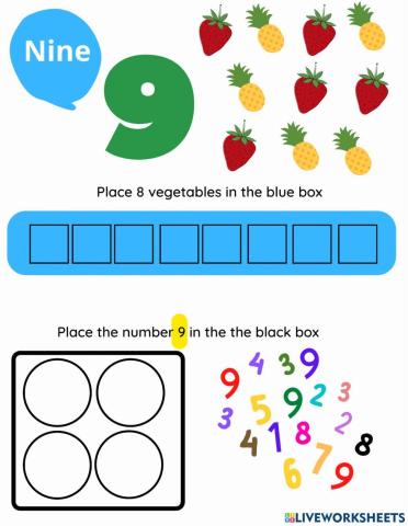 Number Recognition- 9