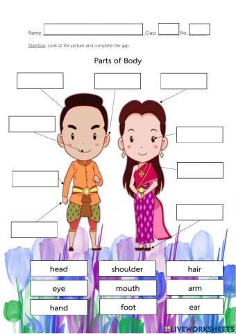 Parts of body
