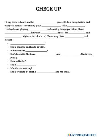 Check up g6 appearance