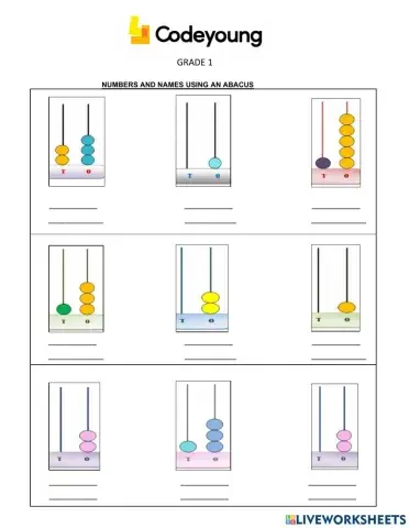 Numbers and Number Names using an Abacus-Concept HW
