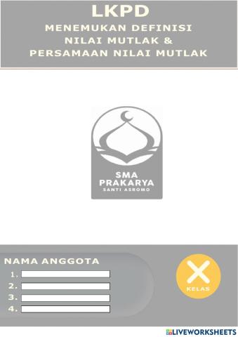 Konsep nilai mutlak