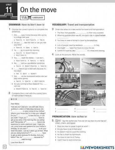 Travel and transportation hw