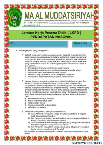 Pendapatan Nasional