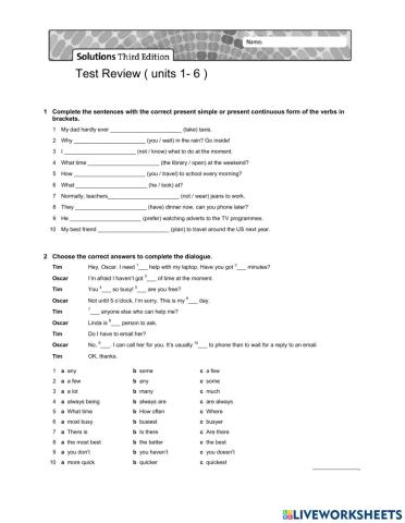 Review Test