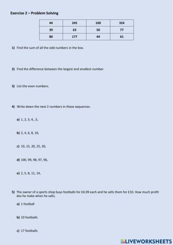 L3 Numeracy Page 2