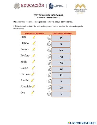 Diagnostico de Química