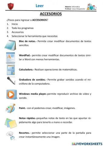 Accesorios