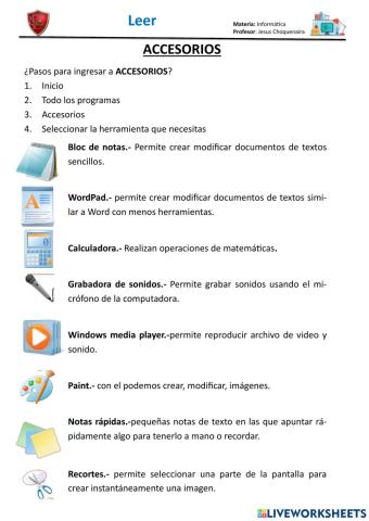 Accesorios