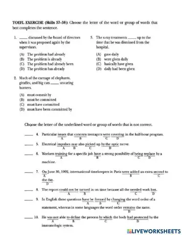 Toefl exercise 37 38