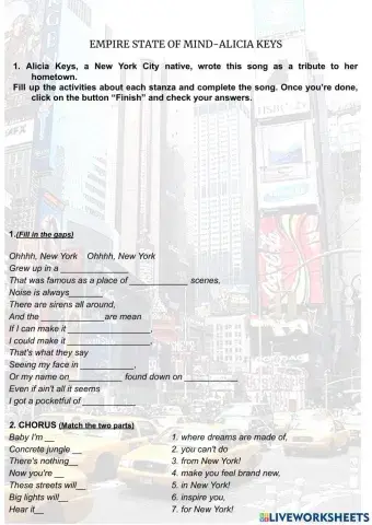 Empire state of mind-alicia keys