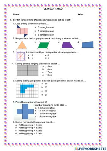 Worksheet Mathematics