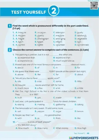 G7(new book)- Test 2 (U 4,5,6)