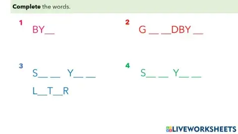 L3 - A3 - Greetings, Writing