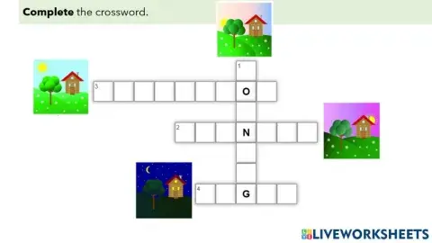 L3 - A5 - Parts of the day, Writing