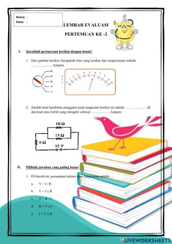 Evaluasi pertemuan 2