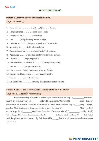 BT04- Grammar tính từ