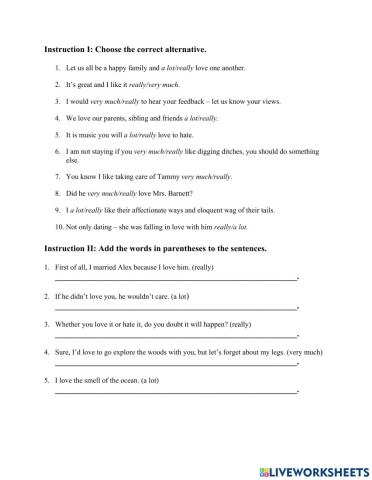 GEP4 - Grammar Exercise