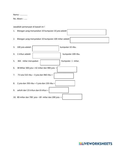 Bilangan cacah jml selisih