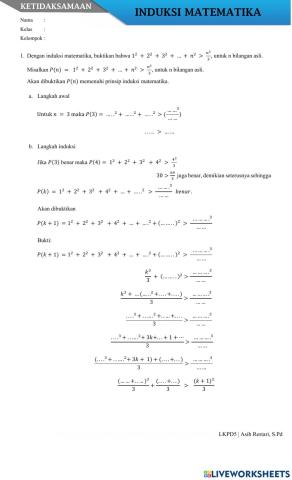 Induksi Matematika-Ketidaksamaan