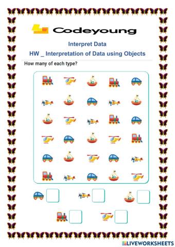 Interpretation of Data using Objects