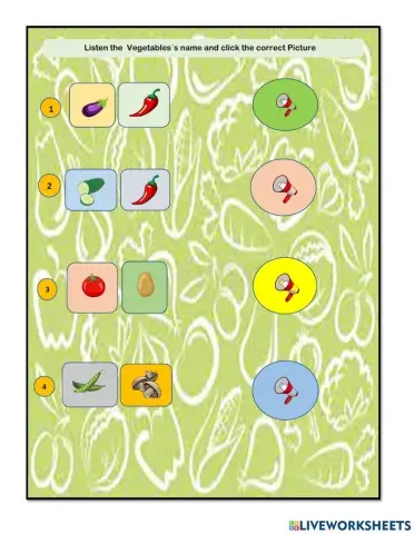 Vegetables:Preschool