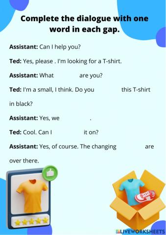 Shopping for Clothes