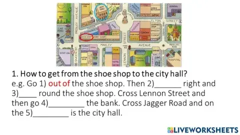 Give directions in the city