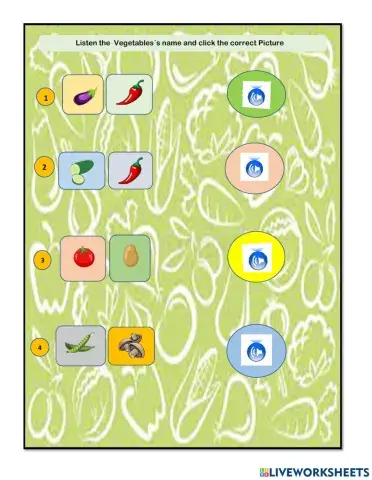 Vegetables Preschool