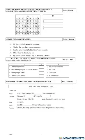 Practice for the  midterm exam 1
