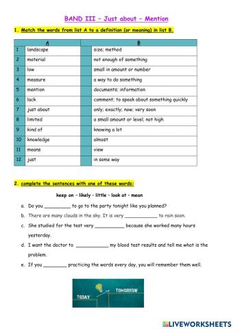 Band III - just about - mention