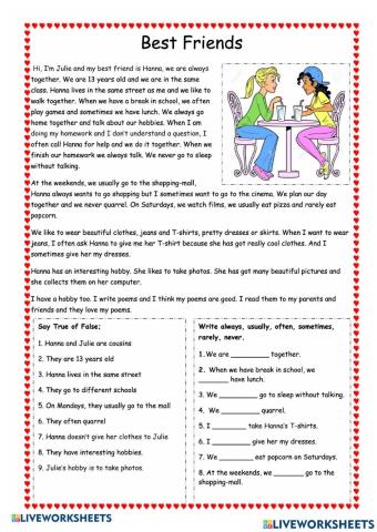 Present simple tense