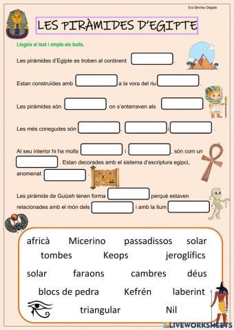 Les piràmides d'Egipte