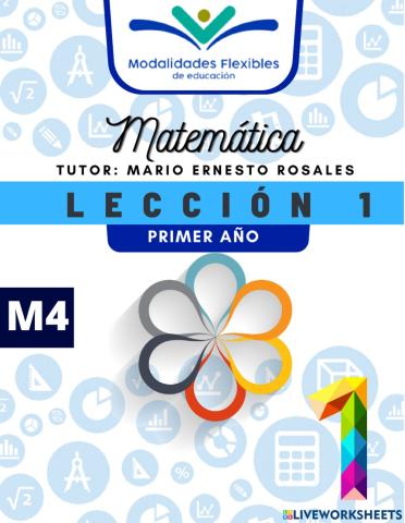 1°m4 lección 1