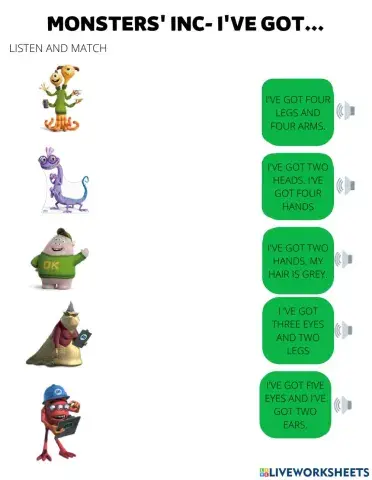 Monsters' Inc I've got