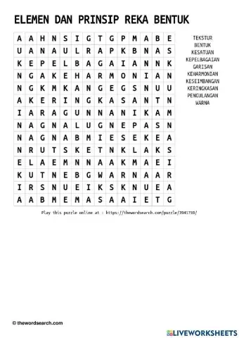 Elemen dan prinsip reka bentuk