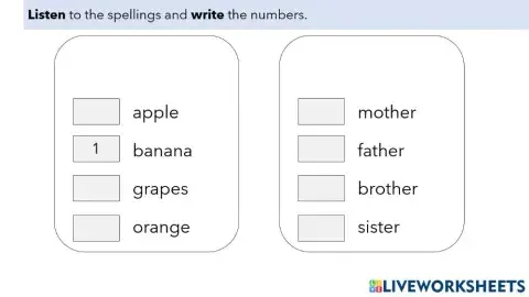 L10 - A6 - Alphabet, Spelling, Listening and Reading