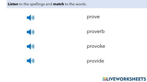 L10 - A7 - Alphabet, Spelling, Listening and Reading