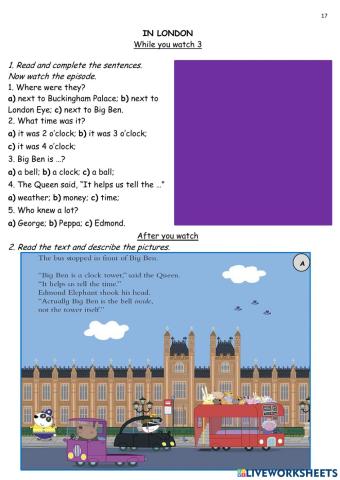 7 IN LONDON While you watch 3