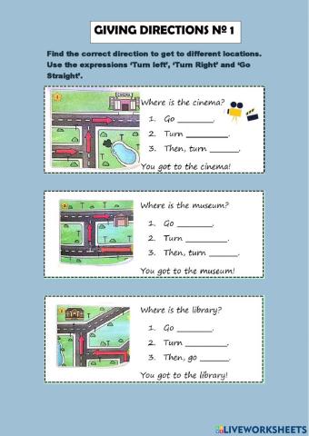 Giving directions 1