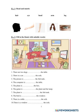 Place prepositions